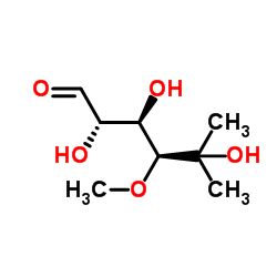 6-Deoxy-5-C-methyl-4-O-methyl-L-gulose Structure