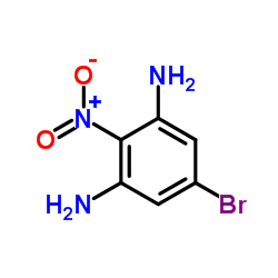 5-Bromo-2-nitro-1,3-benzenediamine structure