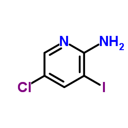 5-Chloro-3-iodo-2-pyridinamine Structure