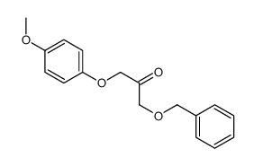 1-(4-methoxyphenoxy)-3-phenylmethoxypropan-2-one Structure