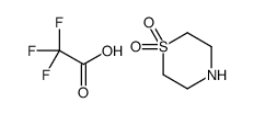 1,4-thiazinane 1,1-dioxide,2,2,2-trifluoroacetic acid结构式