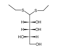 L-lyxose diethyl dithioacetal结构式