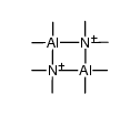 tetramethylbis[μ-(N-mrthylmethanaminato)]dialuminum Structure