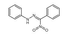 (α-nitro-benzylidene)-phenyl-hydrazine Structure