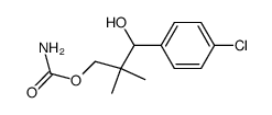 (+-)-1-(4-Chlor-phenyl)-2,2-dimethyl-propan-1,3-diol-3-carbamat Structure