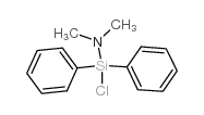 N-[chloro(diphenyl)silyl]-N-methylmethanamine结构式