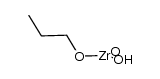 propyl hydrogen zirconate Structure