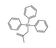 (2-Methylallyl)triphenylstannane结构式