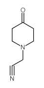 1-Piperidineacetonitrile,4-oxo-(9CI) picture