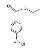 (4-(ethoxycarbonyl)phenyl)zinc(II) chloride结构式