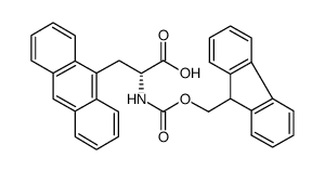 Fmoc-D-Anthrylalanine Structure