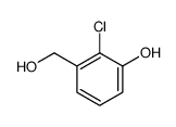 Benzenemethanol,2-chloro-3-hydroxy- structure