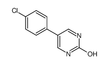 5-(4-chlorophenyl)-1H-pyrimidin-2-one结构式