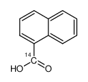naphthalene-1-[14C]carboxylic acid Structure