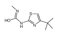 N-[4-(1,1-二甲基乙基)-2-噻唑]-N-甲基脲结构式