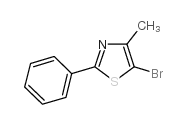 5-溴-4-甲基-2-苯基-1,3-噻唑结构式