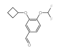 3-Cyclobutoxy-4-difluoromethoxy-benzaldehyde picture