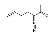 3-diazo-2,6-heptanedione Structure