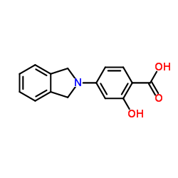 4-(1,3-DIHYDRO-ISOINDOL-2-YL)-2-HYDROXY-BENZOIC ACID picture