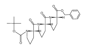 Boc-Pro-Pro-Pro-OBzl Structure