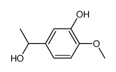 3-(α-hydroxyethyl)-6-methoxyphenol结构式