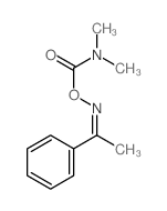 Ethanone, 1-phenyl-,O-[(dimethylamino)carbonyl]oxime (9CI) Structure