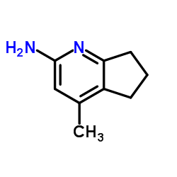 5H-Cyclopenta[b]pyridin-2-amine,6,7-dihydro-4-methyl-(9CI) structure