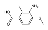 Benzoic acid, 3-amino-2-methyl-4-(methylthio)- (9CI) picture