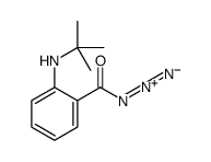 2-(tert-butylamino)benzoyl azide Structure