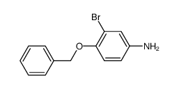 4-benzyloxy-3-bromoaniline结构式
