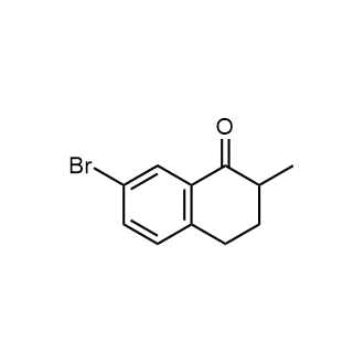 7-Bromo-2-methyl-3,4-dihydronaphthalen-1(2H)-one Structure