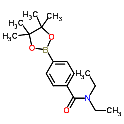 4-(N,N-二乙基氨基羰基)苯硼酸频那醇酯图片