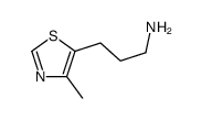 3-(4-甲基噻唑-5-基)丙烷-1-胺结构式