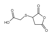 (2,5-dioxo-tetrahydro-furan-3-ylsulfanyl)-acetic acid结构式