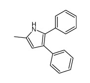 5-methyl-2,3-diphenyl-1H-pyrrole结构式