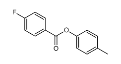 (4-methylphenyl) 4-fluorobenzoate结构式