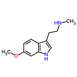 2-(6-methoxy-1H-indol-3-yl)-N-methylethan-1-amine Structure