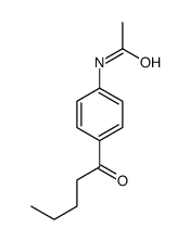 N-(4-PENTANOYL-PHENYL)-ACETAMIDE structure