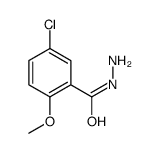5-Chloro-2-methoxy-benzoic acid hydrazide Structure
