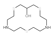 1,7,13-trithia-4,10-diazacyclohexadecan-15-ol结构式