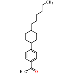 1-[4-(4-Hexylcyclohexyl)phenyl]ethanone Structure