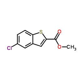 Methyl 5-Chloro-1-Benzothiophene-2-Carboxylate Structure