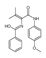 Benzamide, N-[1-[[(4-methoxyphenyl)amino]carbonyl]-2-methyl-1-propenyl]- (9CI)结构式