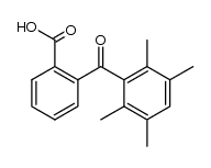 2-(2,3,5,6-tetramethyl-benzoyl)-benzoic acid结构式