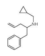 Benzeneethanamine, N-(cyclopropylmethyl)-a-2-propen-1-yl- structure