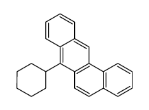 7-cyclohexylbenzo[a]anthracene Structure