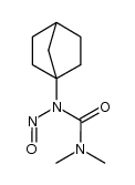 N-(1-norbornyl)-N',N'-dimethyl-N-nitrosourea结构式