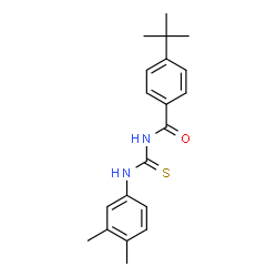 4-tert-butyl-N-{[(3,4-dimethylphenyl)amino]carbonothioyl}benzamide picture