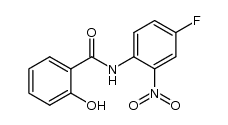 N-(4-fluoro-2-nitrophenyl)-2-hydroxybenzamide Structure