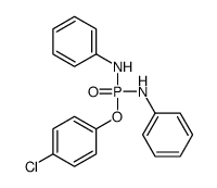 N-[anilino-(4-chlorophenoxy)phosphoryl]aniline结构式